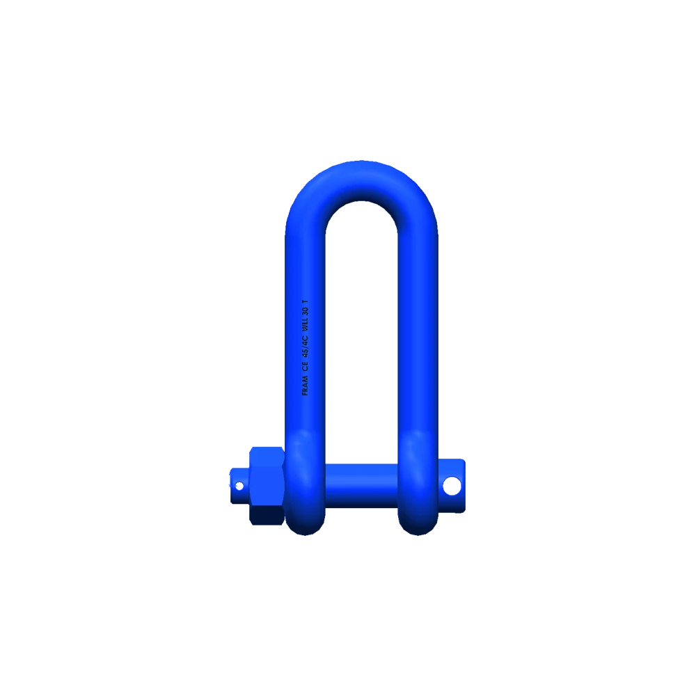 Fram Shackle - Long Type C, painted shackle | Certex Norge
